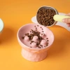 Cat bowl, ceramic high-footed slow food, anti-choking and anti-tipping, slanted neck guard, pet cat and dog rice bowl, cat food bowl details Picture